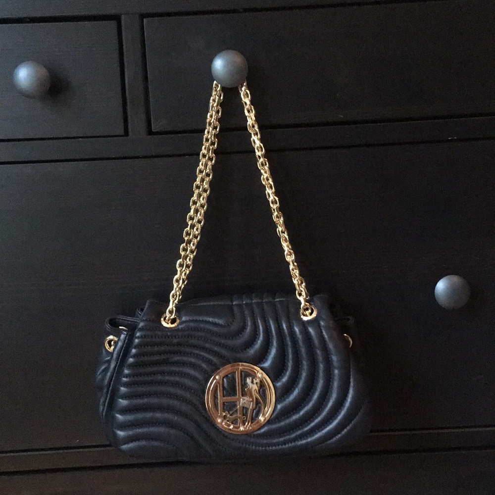 Henri Bendel Small Leather Clutch Purse